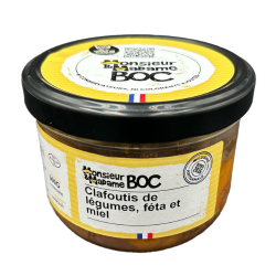 CLAFOUTIS DE LEGUMES FETA ET MIEL